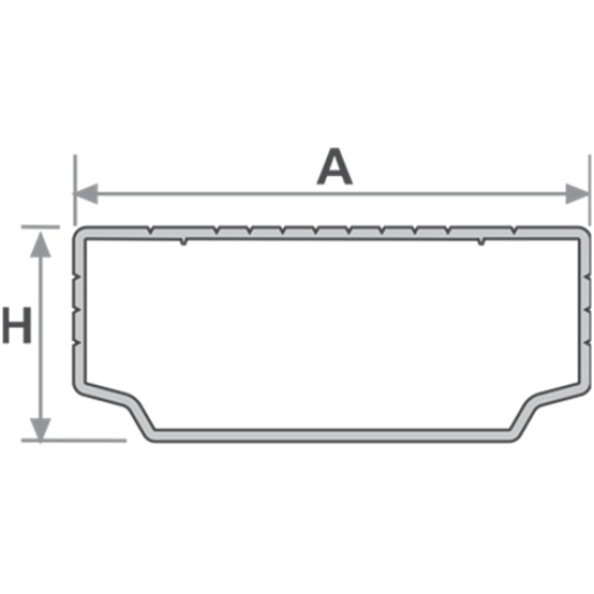 SPACER BARS HEIGHT 8 MM